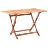 VidaXL Tuintafel Inklapbaar 120x70x75 Cm Massief Eucalyptushout -Tuinmeubels Winkel 1808048695