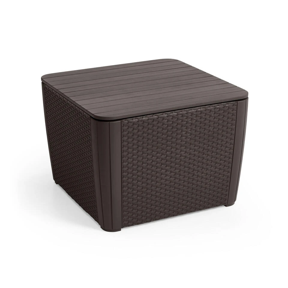 Keter Luzon Plus Opbergtafel - 57x57x43cm - Grafiet 3 Keter Luzon Plus Opbergtafel - 57x57x43cm - Grafiet