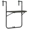 VidaXL Balkontafel Hangend 60x64x83,5 Cm Rattan-look Kunststof Bruin -Tuinmeubels Winkel 1814806691