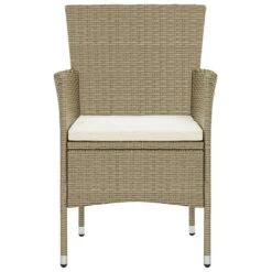 VidaXL Tuinstoelen 2 St Poly Rattan Beige -Tuinmeubels Winkel 301239f3a19a42ac9fa14fc7b36f7da3