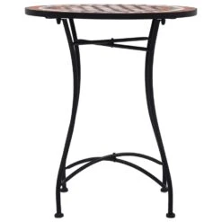 VidaXL Bistrotafel Mozaïek 60 Cm Keramiek Bruin -Tuinmeubels Winkel 39ec51dd275d48cd9fe060a083b3475a