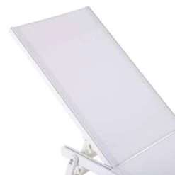 Beliani Tuinligstoel PORTOFINO - Wit Aluminium, Textiel 8 Beliani Tuinligstoel PORTOFINO - Wit Aluminium, Textiel -Tuinmeubels Winkel 3c3a988fa62949ae844141762d0456db