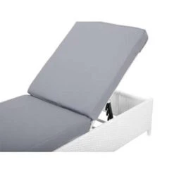 Beliani Tuinligstoel TURIN - Wit Pe Rotan 9 Beliani Tuinligstoel TURIN - Wit Pe Rotan -Tuinmeubels Winkel 47d83d6cc5de4fc095cfe92f2120caff