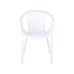 Beliani Eetkamerstoel NAPOLI - Wit Synthetisch Materiaal 9 Beliani Eetkamerstoel NAPOLI - Wit Synthetisch Materiaal -Tuinmeubels Winkel 4ccad2a8cb19443b91439182e6d78d75