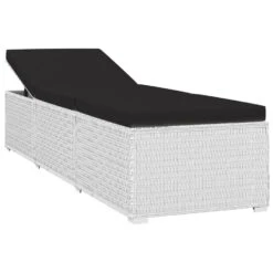 VidaXL 3-delige Ligbeddenset Met Theetafel Poly Rattan Wit 9 VidaXL 3-delige Ligbeddenset Met Theetafel Poly Rattan Wit -Tuinmeubels Winkel 4d4ec9b3b1014154b2d9bcf5cb682cb3