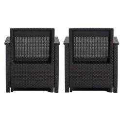 Keter Loungefauteuils Emma (2 Stuks) - Grijs -Tuinmeubels Winkel 50101073 0901