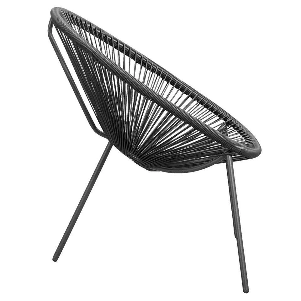 Loungestoel Formentera - Antraciet 6 Loungestoel Formentera - Antraciet - Afbeelding 4