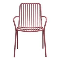 Stapelstoel Vence - Rood - 83x55x63 Cm -Tuinmeubels Winkel 50105159 0100