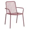 Stapelstoel Vence - Rood - 83x55x63 Cm 2 Stapelstoel Vence - Rood - 83x55x63 Cm -Tuinmeubels Winkel 50105159
