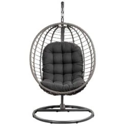 Hangstoel Lourdes - Antraciet - Ø105x190 Cm 7 Hangstoel Lourdes - Antraciet - Ø105x190 Cm -Tuinmeubels Winkel 50105169 0100