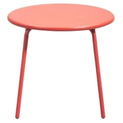 Bijzettafel Vilanova - Terracotta - 45xØ50 Cm -Tuinmeubels Winkel 50155177 0100