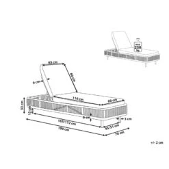 Beliani Tuinligstoel OSINI - Natuurlijk Pe Rotan 8 Beliani Tuinligstoel OSINI - Natuurlijk Pe Rotan -Tuinmeubels Winkel 59b193ba3436436d8a7102588cbe632c 1