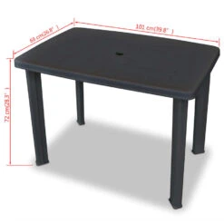VidaXL Tuintafel 101x68x72 Cm Kunststof Antraciet -Tuinmeubels Winkel 5b0378b82b504dd5bc8d3f5f949cdb1f