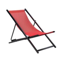 Beliani Tuinligstoel LOCRI II - Rood Synthetisch Materiaal, Aluminium 8 Beliani Tuinligstoel LOCRI II - Rood Synthetisch Materiaal, Aluminium -Tuinmeubels Winkel 5da5fd4142b243818b20e46ba3f13bfd