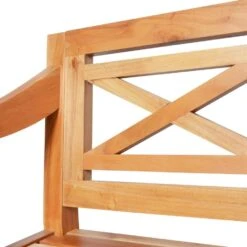 VidaXL Bank Batavia 136 Cm Massief Mahoniehout Lichtbruin -Tuinmeubels Winkel 659d32920b1547e7940ebcd96ff6d762