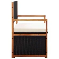 VidaXL Opbergbankje 115 Cm Poly Rattan En Massief Acaciahout Zwart 8 VidaXL Opbergbankje 115 Cm Poly Rattan En Massief Acaciahout Zwart -Tuinmeubels Winkel 67f27a44a9b84f8ca103604556598ddf