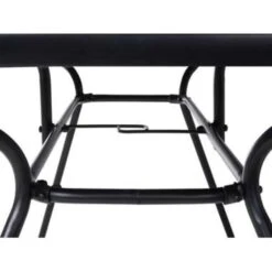 Beliani Tuintafel LIVO - Zwart Staal -Tuinmeubels Winkel 750d8eddbc1e4de5ab78aec7453526f4