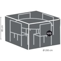 Outdoor Covers Premium Hoes Voor Ronde Tuinset - 85x200 Cm 8 Outdoor Covers Premium Hoes Voor Ronde Tuinset - 85x200 Cm -Tuinmeubels Winkel 81010514 0200
