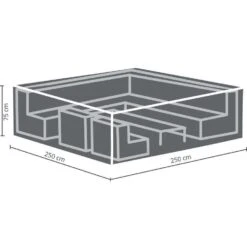 Outdoor Covers Premium Hoes Voor Loungeset - 75x250x250 Cm 8 Outdoor Covers Premium Hoes Voor Loungeset - 75x250x250 Cm -Tuinmeubels Winkel 81010516 0200