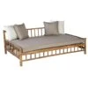 Exotan Bamboe Daybed (incl. Kussens) - Bruin/beige - 201x132x70 Cm -Tuinmeubels Winkel 81019486