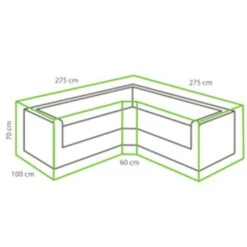 Outdoor Covers Premium Loungesethoes Trapezium - Grijs -Tuinmeubels Winkel 81029500 0500