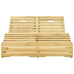 VidaXL Ligbed Tweepersoons Met Beige Kussens Geïmpregneerd Grenenhout 9 VidaXL Ligbed Tweepersoons Met Beige Kussens Geïmpregneerd Grenenhout -Tuinmeubels Winkel 85885a832c864398acd0cf91c5ed6e75