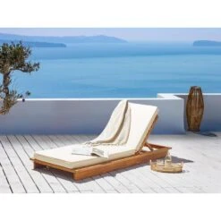 Beliani Tuinligstoel GRANARI - Lichte Houtkleur Acaciahout 7 Beliani Tuinligstoel GRANARI - Lichte Houtkleur Acaciahout -Tuinmeubels Winkel 8cb27b1f83bb470abed29f96db6a6c58