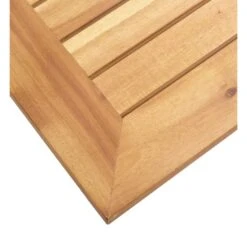 VidaXL Tuinbijzettafel 45x45x38 Cm Massief Acaciahout Roestvrij Staal -Tuinmeubels Winkel 93a585589e8a4517b44d9d028f58bc9c