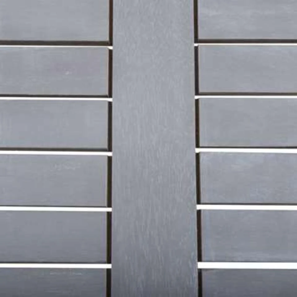 VidaXL Tuintafel 80x80x74 Cm Massief Acaciahout Grijs 6 VidaXL Tuintafel 80x80x74 Cm Massief Acaciahout Grijs - Afbeelding 4