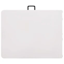 VidaXL Tuintafel Inklapbaar 180x72x72 Cm HDPE Wit -Tuinmeubels Winkel 9845781e632e46e6a58bba8e411e47b0