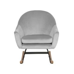 Beliani Schommelstoel OXIE - Grijs Fluweel 9 Beliani Schommelstoel OXIE - Grijs Fluweel -Tuinmeubels Winkel 9aa7ce616c14451e9740acd7b63a6928