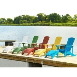 Beliani Voetenbankje ADIRONDACK - Blauw Kunsthout 7 Beliani Voetenbankje ADIRONDACK - Blauw Kunsthout -Tuinmeubels Winkel 9e6710f0e3b444208db5426efcae06da