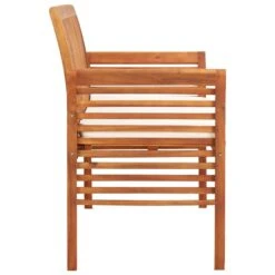 VidaXL Massief Acaciahouten Tuinbank Met Kussen 3-Zits Tuinset Buitenbank Bank -Tuinmeubels Winkel a4f38b18c063496ca7b5956e4cbb3ed2