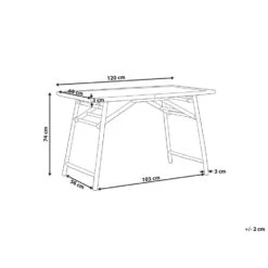 Beliani Inklapbare Tafel MOLISE - Lichte Houtkleur Bamboehout 8 Beliani Inklapbare Tafel MOLISE - Lichte Houtkleur Bamboehout -Tuinmeubels Winkel afbd115325624cc2927caa47af10444e