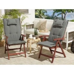 Beliani Inklapbare Tuinmeubels TOSCANA - Donkere Houtkleur Acaciahout -Tuinmeubels Winkel c1d991c0ffa840adb2d8575ab6200793