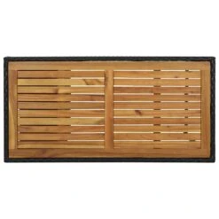 VidaXL Bartafel Met Opbergrek 120x60x110 Cm Poly Rattan Zwart 9 VidaXL Bartafel Met Opbergrek 120x60x110 Cm Poly Rattan Zwart -Tuinmeubels Winkel c75b76b7237c4d50ab63797b332458d9