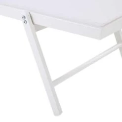 Beliani Tuinligstoel PORTOFINO - Wit Aluminium, Textiel 9 Beliani Tuinligstoel PORTOFINO - Wit Aluminium, Textiel -Tuinmeubels Winkel ccb9ab86c4a0498abb69b86246c25b88