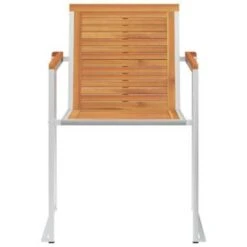VidaXL Tuinstoelen 2 St Massief Acaciahout En Roestvrij Staal 8 VidaXL Tuinstoelen 2 St Massief Acaciahout En Roestvrij Staal -Tuinmeubels Winkel e25eb6c5ae3f4398a30f5ff6b98ebde0