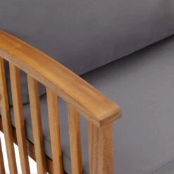 VidaXL Tuinbank Met Kussens 119 Cm Massief Acaciahout -Tuinmeubels Winkel e48befbe8355466288d0a9584d0bbc46