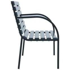 VidaXL Tuinbank 120 Cm Hout Grijs -Tuinmeubels Winkel e885276225784c25a7a77638e47223d4