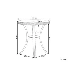 Beliani Tuintafel RIFREDDO - Blauw Pe Rotan 8 Beliani Tuintafel RIFREDDO - Blauw Pe Rotan -Tuinmeubels Winkel f8c6a5a05b824e19986119f4838d95ea