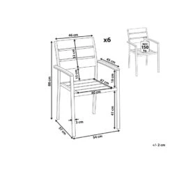 Beliani Tuinstoel VERNIO - Zwart Kunsthout 8 Beliani Tuinstoel VERNIO - Zwart Kunsthout -Tuinmeubels Winkel fe8f5d6d105948c0aa71b764c91fed80
