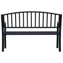 VidaXL Banken 125 Cm Staal Zwart 7 VidaXL Banken 125 Cm Staal Zwart -Tuinmeubels Winkel ff220b383806412b984c1325e9a663e2